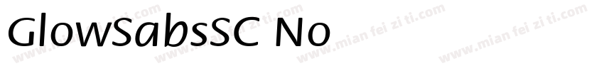 GlowSabsSC Normal Ext字体转换
